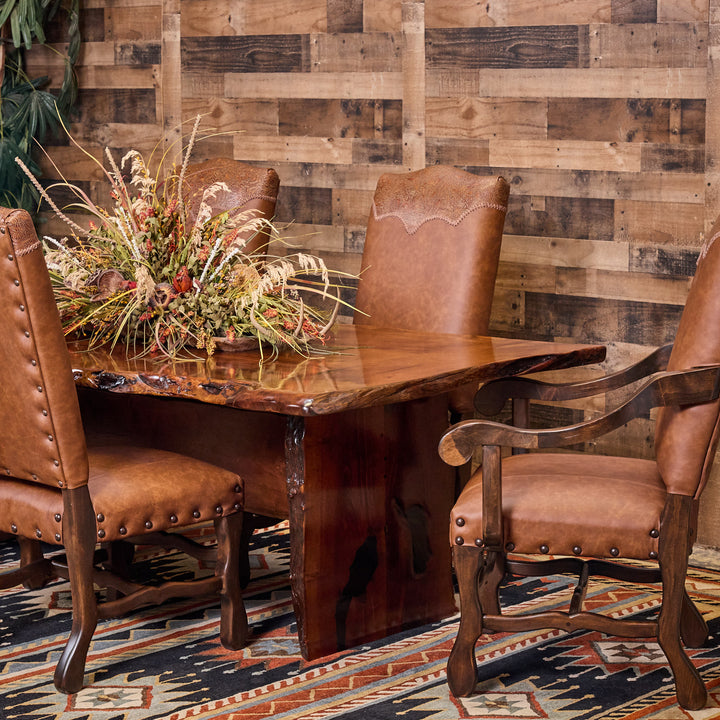Shiner Live Edge Mesquite Dining Table