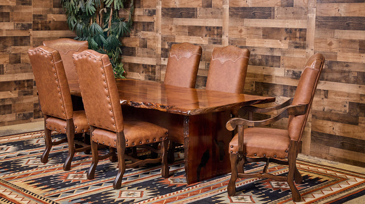Shiner Live Edge Mesquite Dining Table