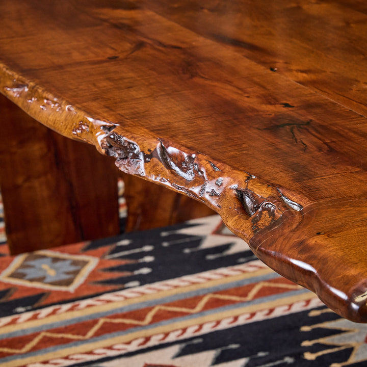 Shiner Live Edge Mesquite Dining Table