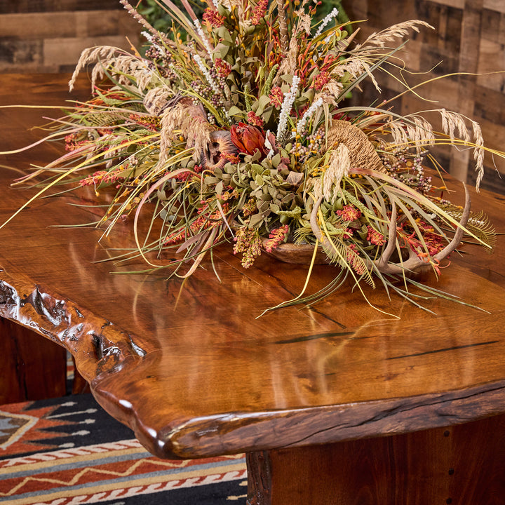 Shiner Live Edge Mesquite Dining Table