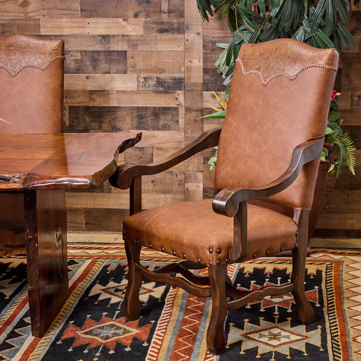 Reynosa Western Leather Dining Chair