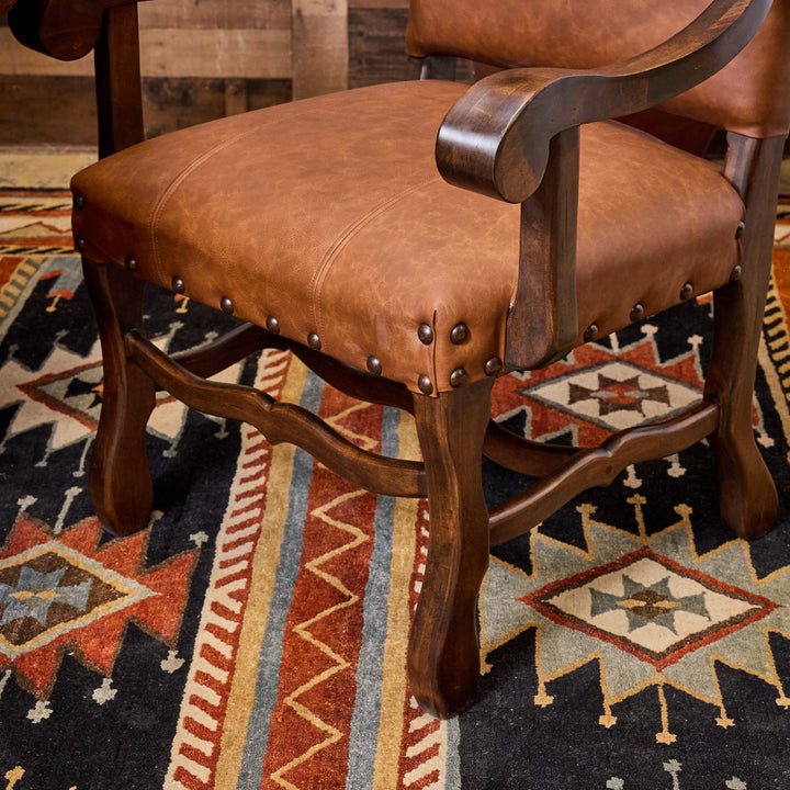 Reynosa Western Leather Dining Chair