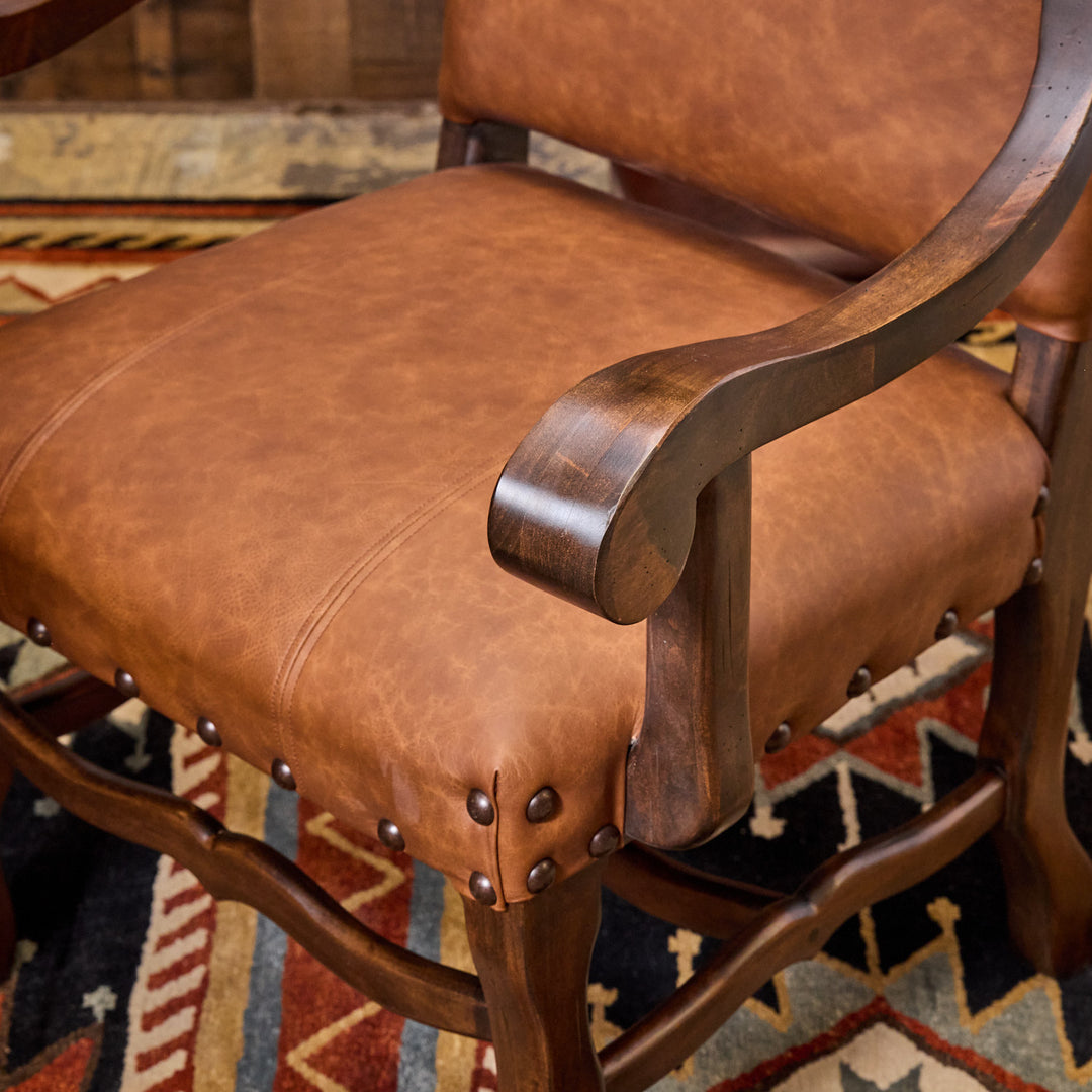 Reynosa Western Leather Dining Chair