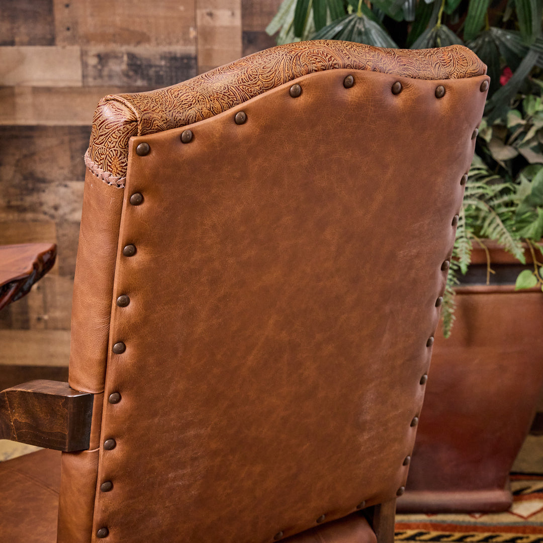 Reynosa Western Leather Dining Chair