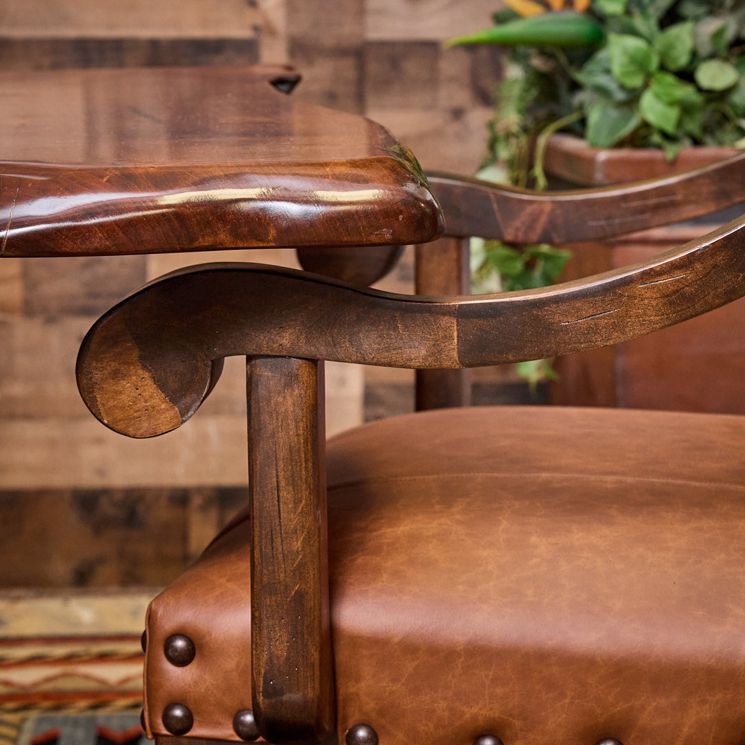 Reynosa Western Leather Dining Chair
