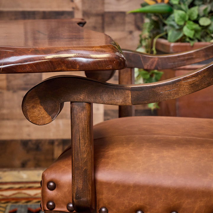 Reynosa Western Leather Dining Chair