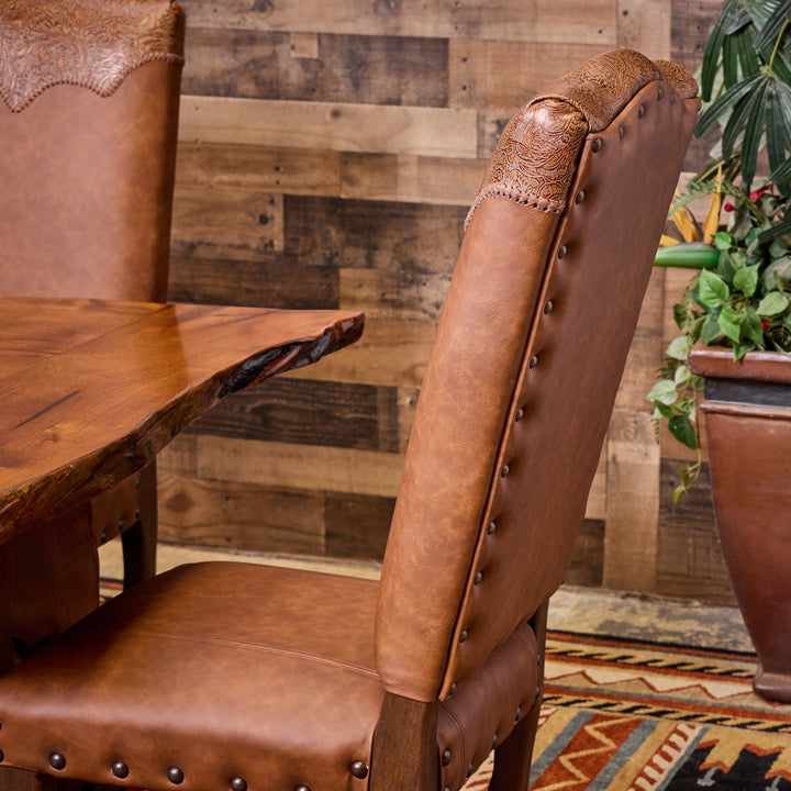 Reynosa Western Leather Dining Chair