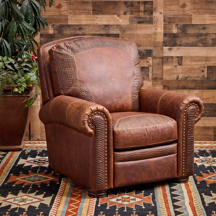 Denver Bison Leather Recliner