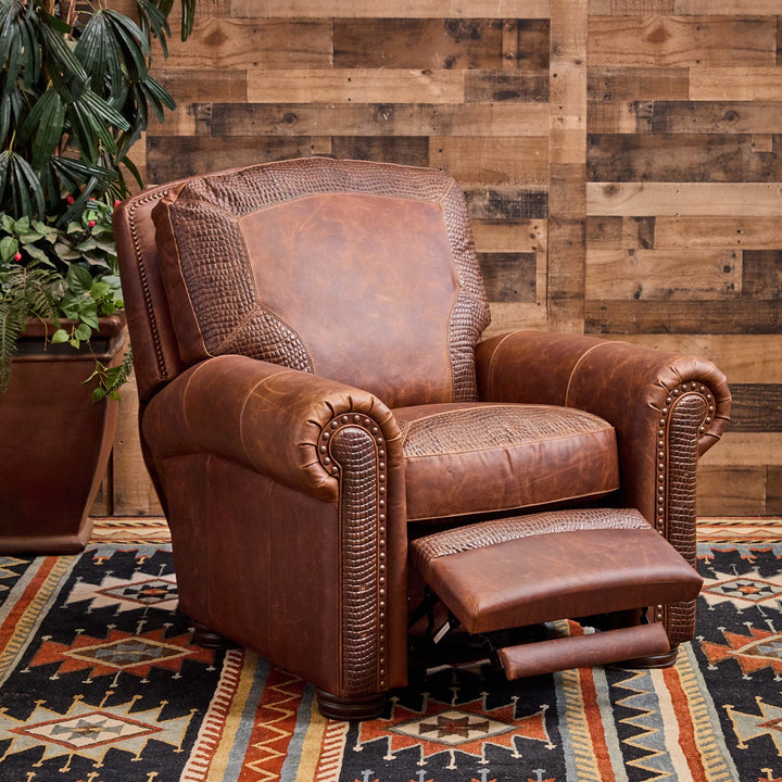 Denver Bison Leather Recliner