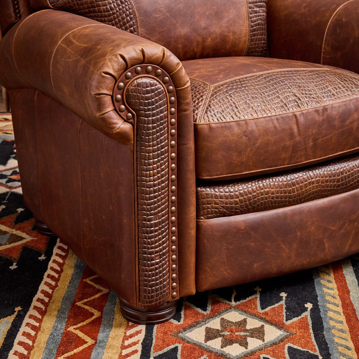 Denver Bison Leather Recliner