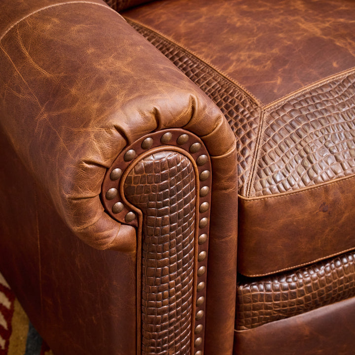 Denver Bison Leather Recliner