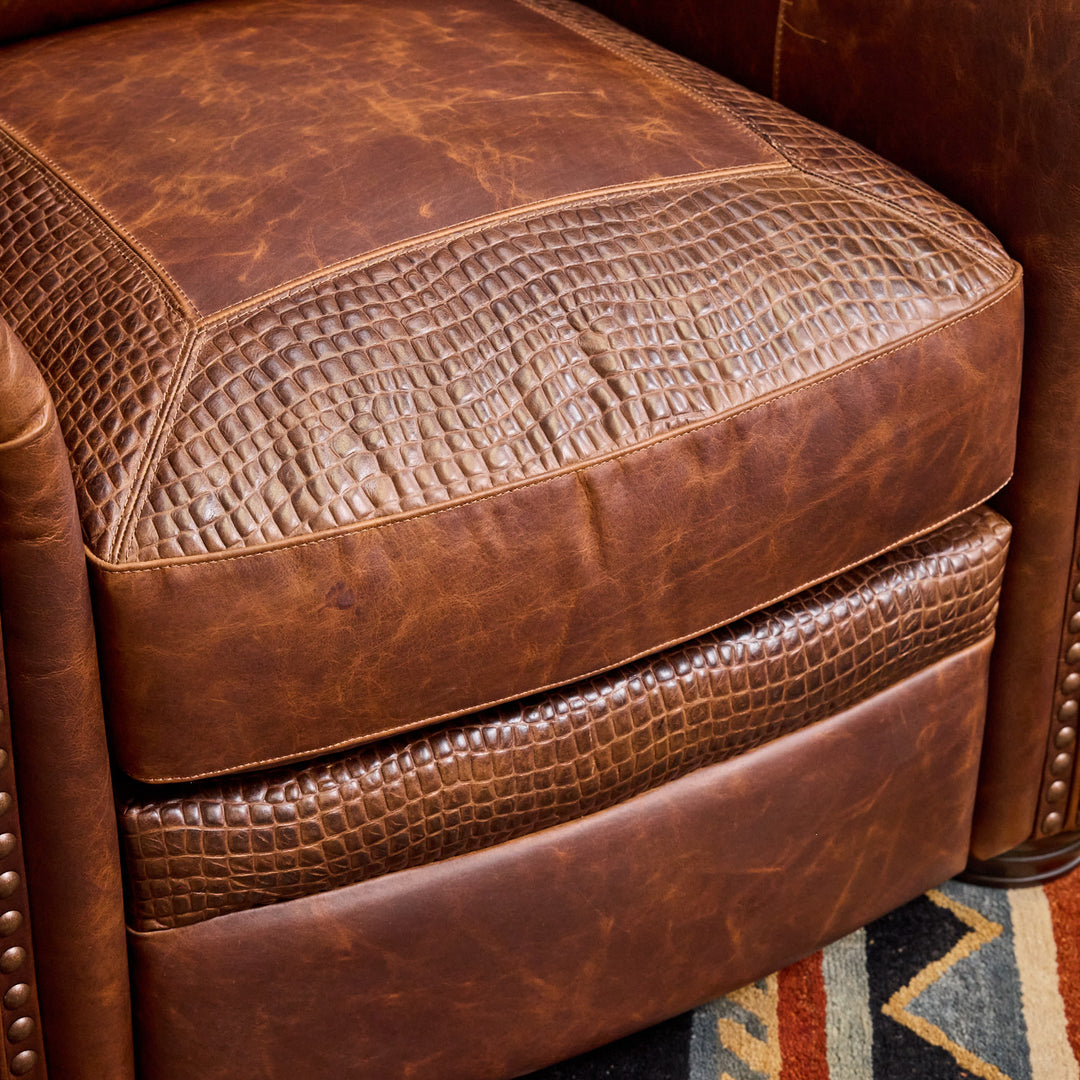 Denver Bison Leather Recliner