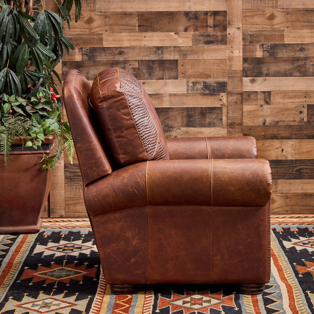 Denver Bison Leather Recliner