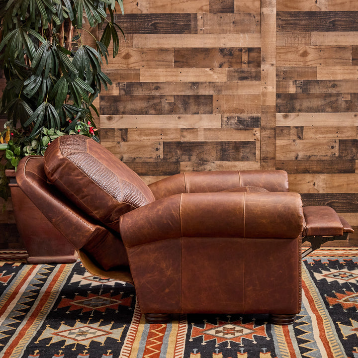 Denver Bison Leather Recliner