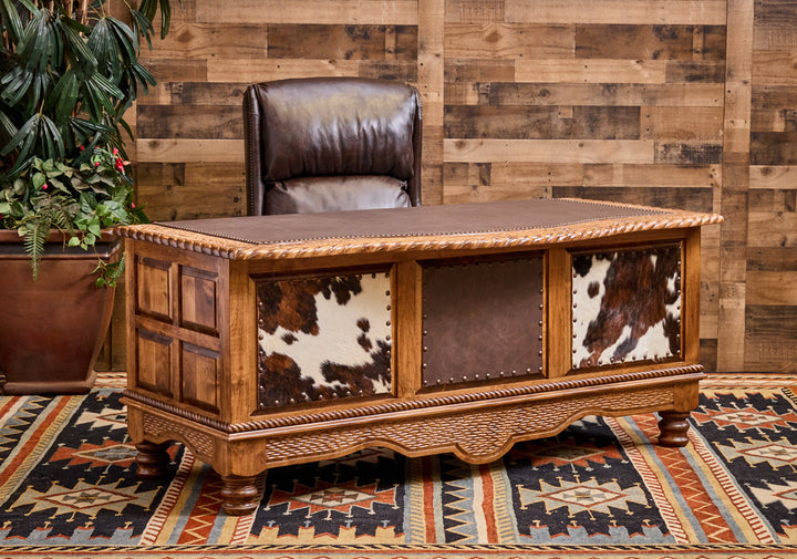 Patron Cowhide Office Desk