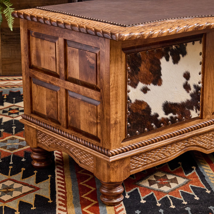 Patron Cowhide Office Desk