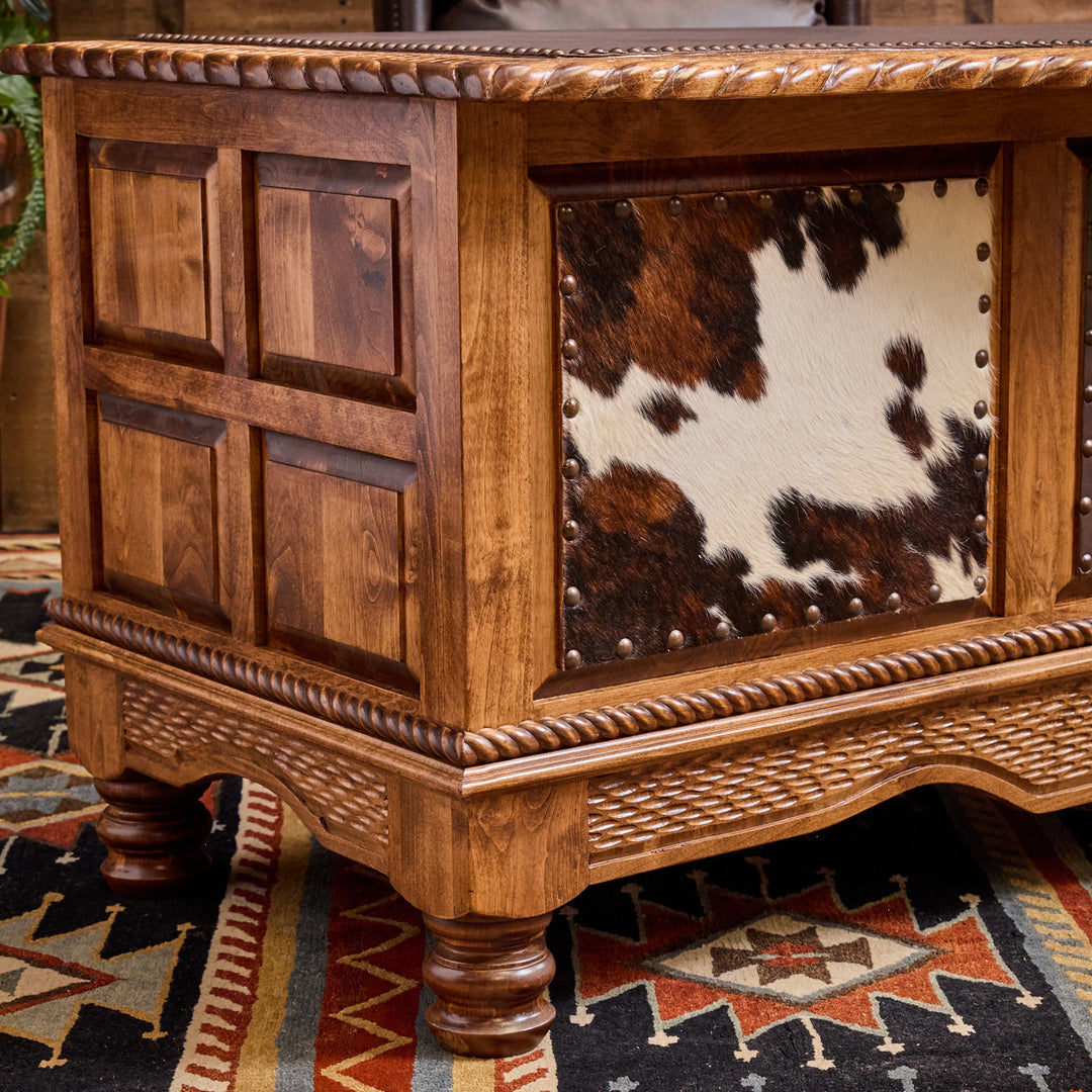Patron Cowhide Office Desk