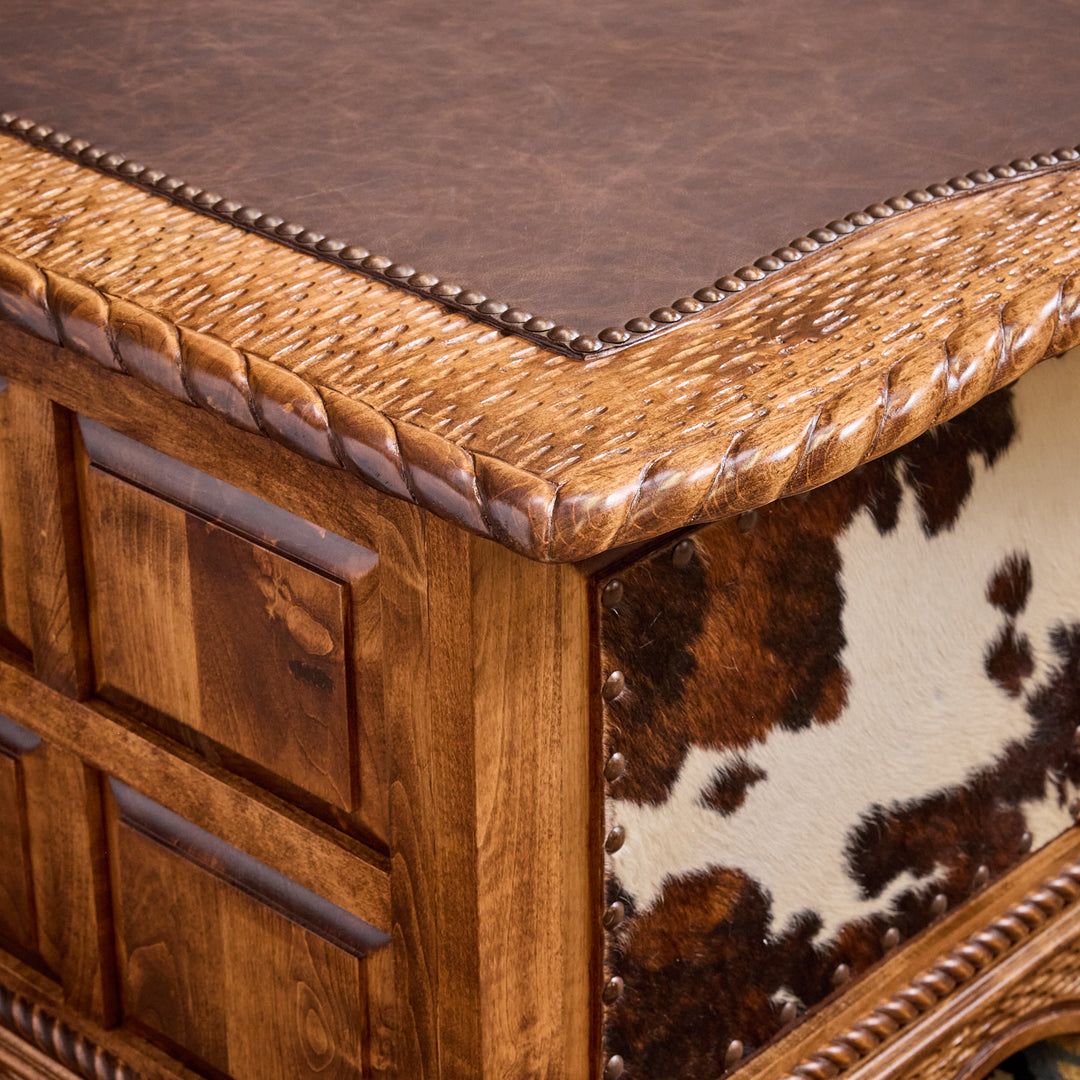 Patron Cowhide Office Desk