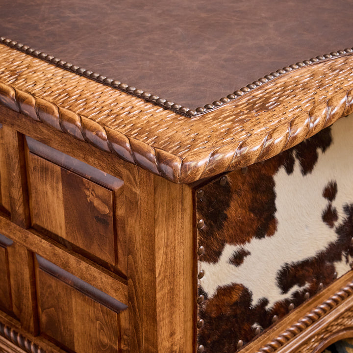 Patron Cowhide Office Desk