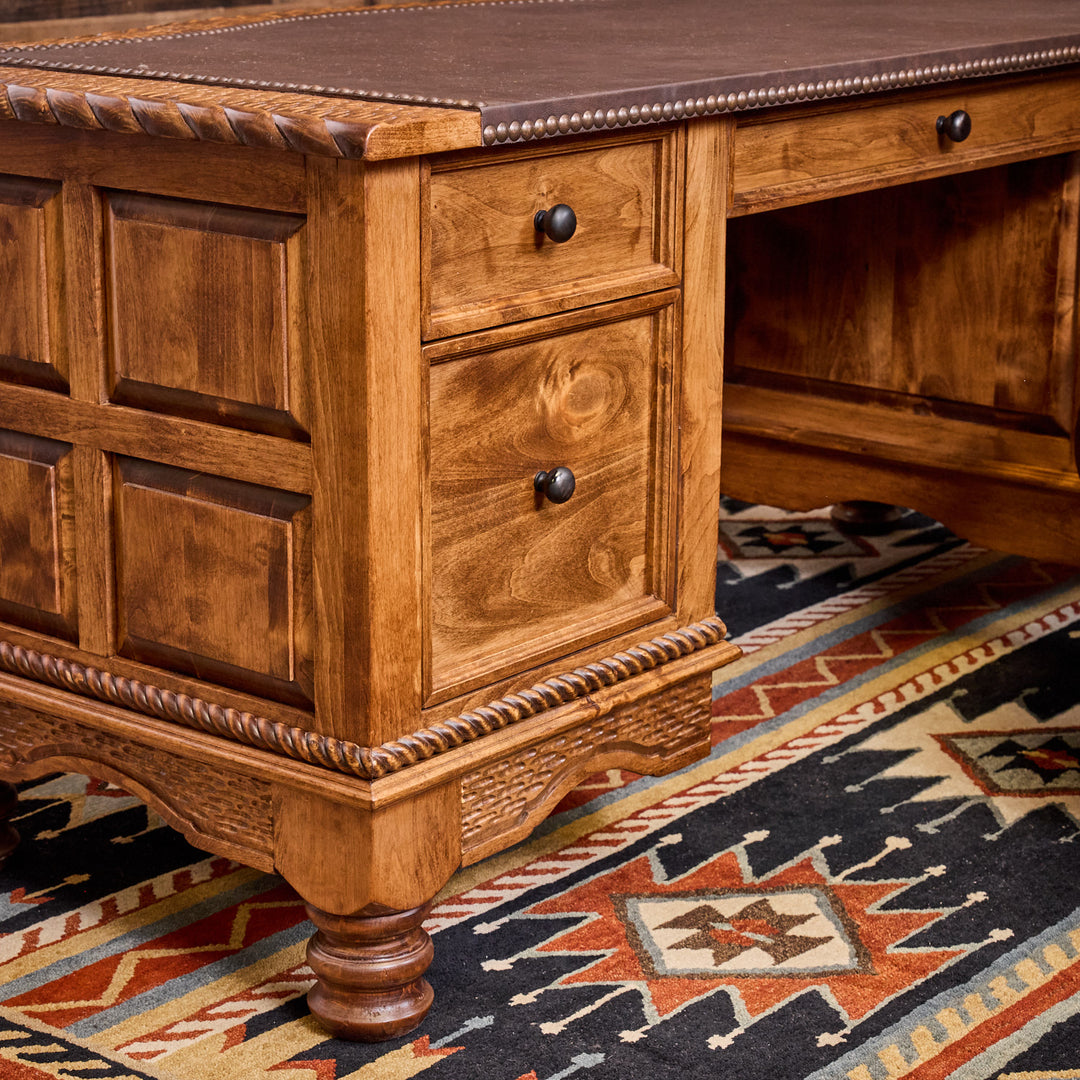 Patron Cowhide Office Desk