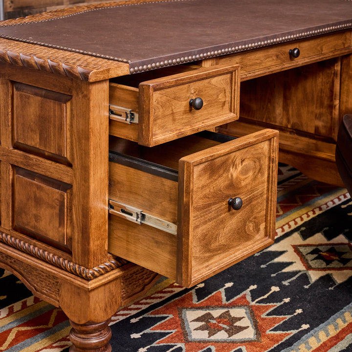 Patron Cowhide Office Desk