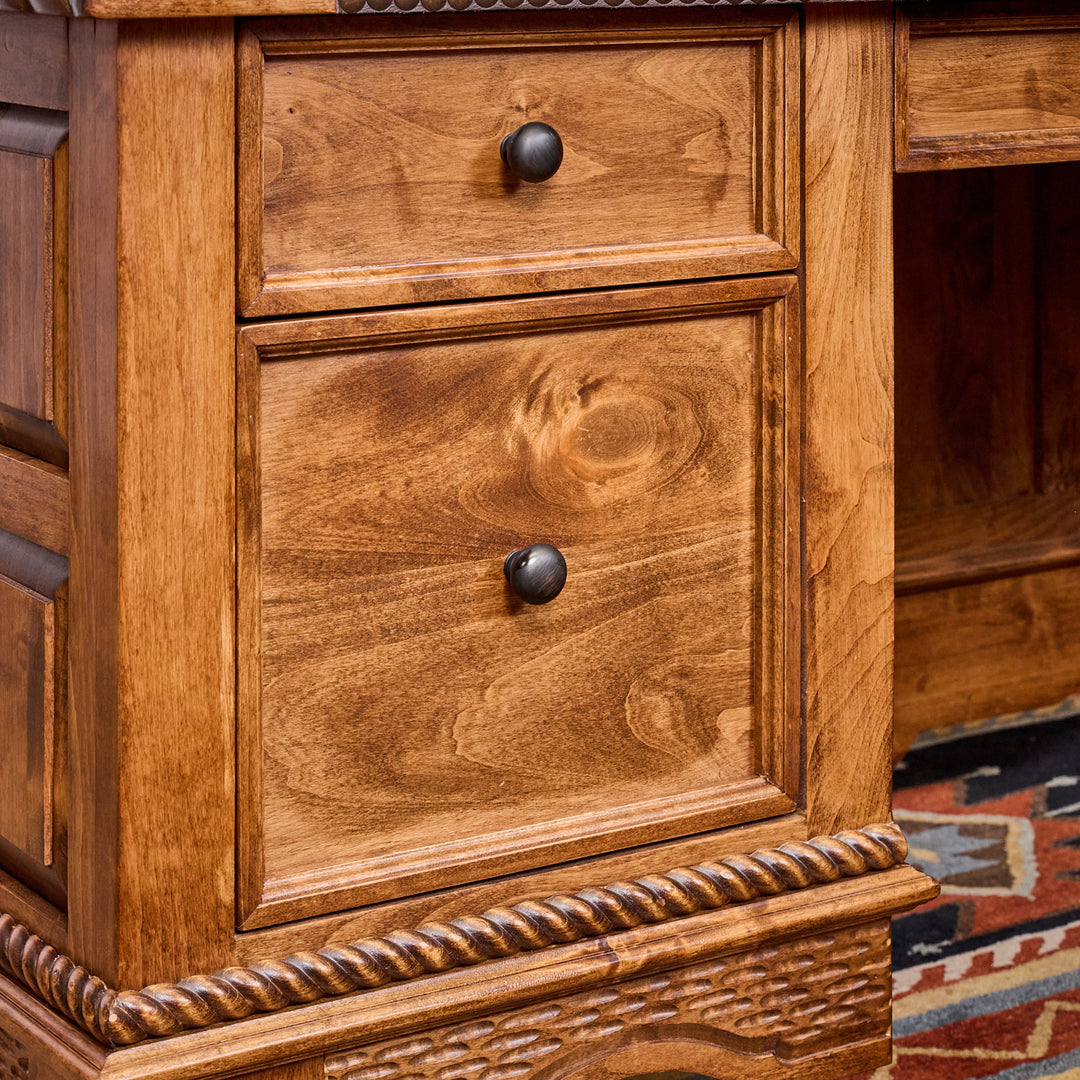 Patron Cowhide Office Desk