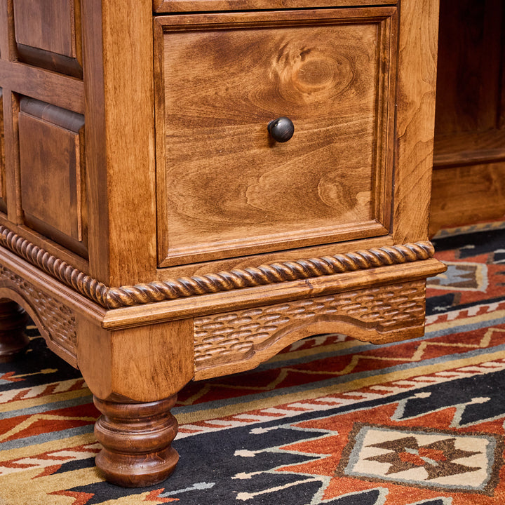 Patron Cowhide Office Desk