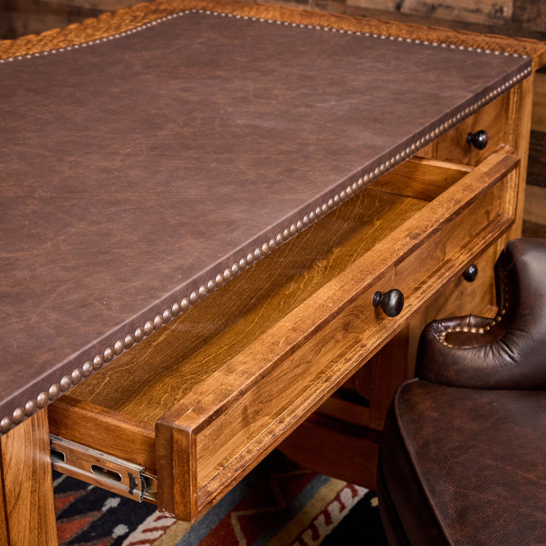 Patron Cowhide Office Desk