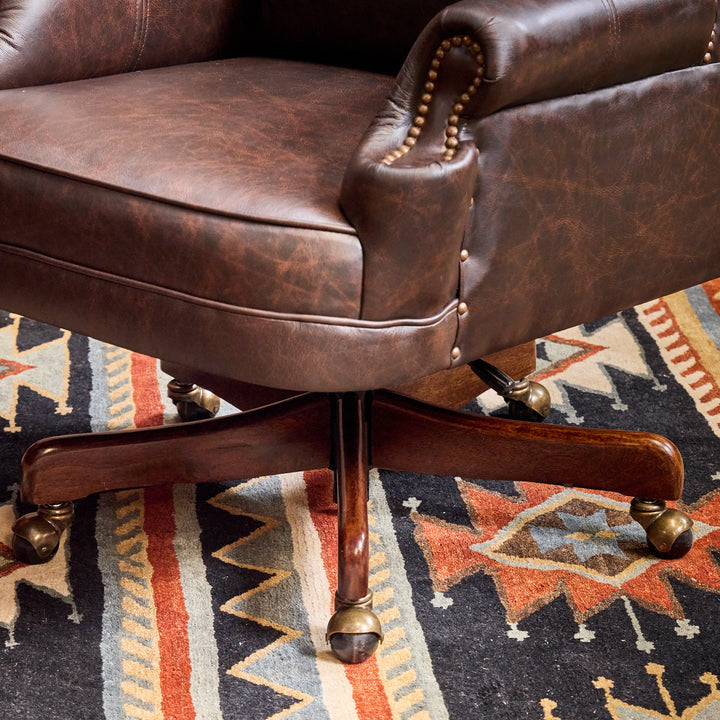 Telluride Western Leather Office Chair