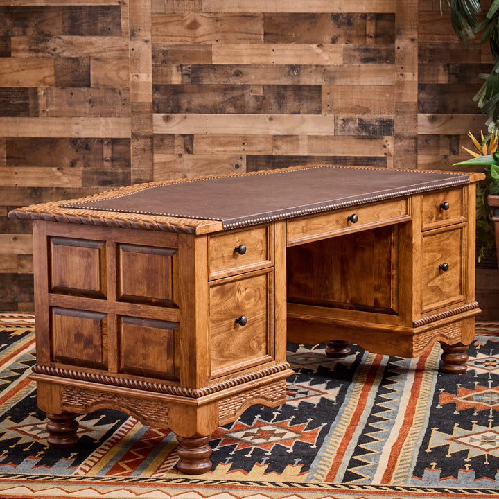 Patron Cowhide Office Desk