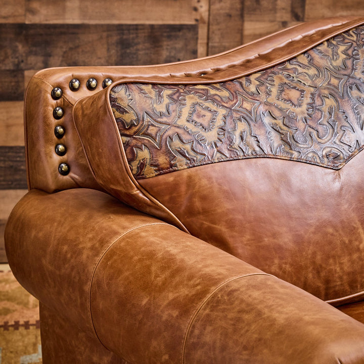 Bosque Ranch Leather Loveseat