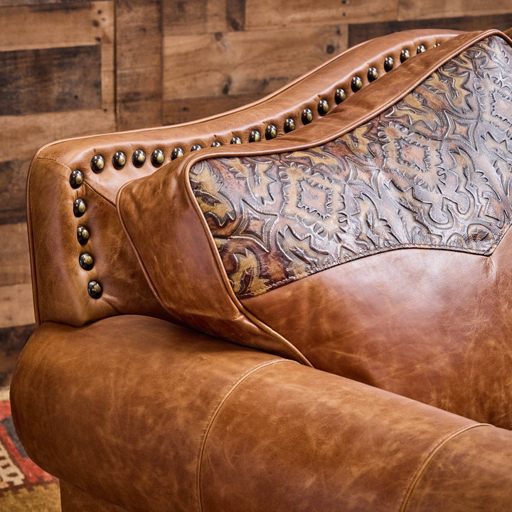 Bosque Ranch Leather Loveseat