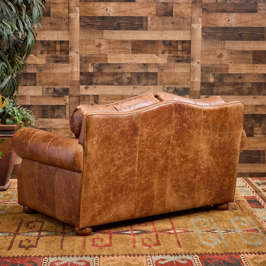 Bosque Ranch Leather Loveseat