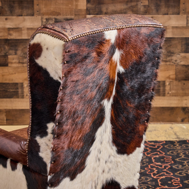 Santa Fe Cowhide Western Office Chair