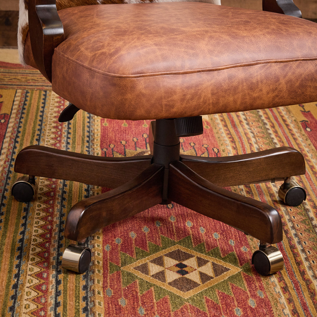 Bovina Western Cowhide Office Chair