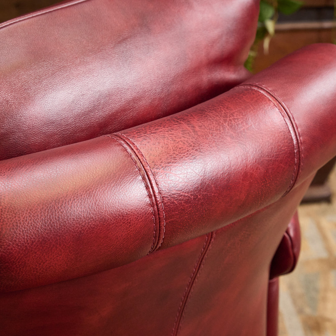 Red Clay Western Leather Snug Recliner