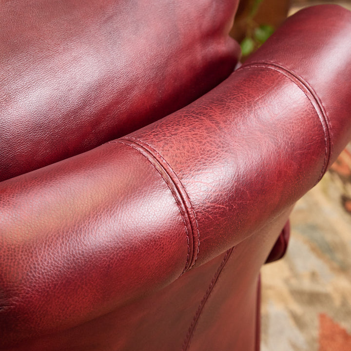 Red Clay Western Leather Snug Recliner