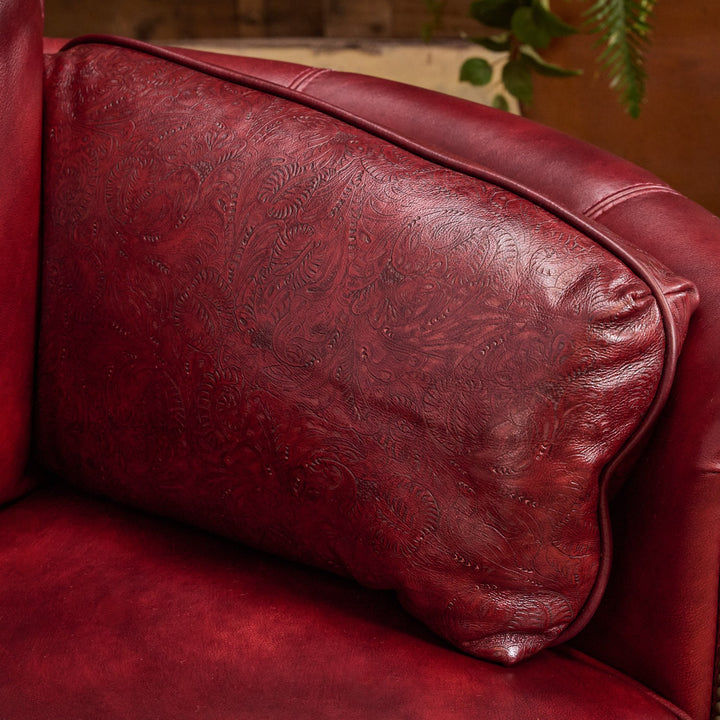 Red Clay Western Leather Snug Recliner