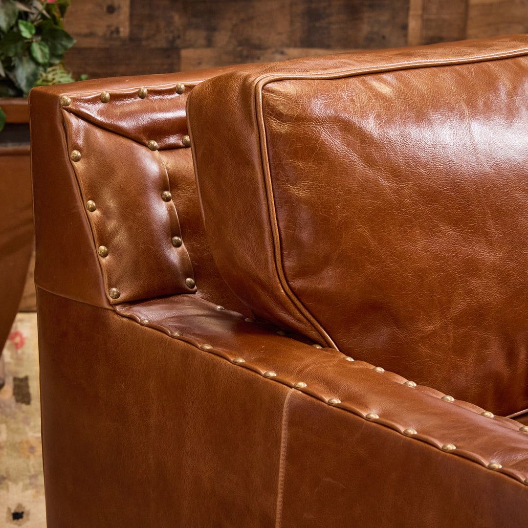 Cambridge Sycamore Leather Sofa