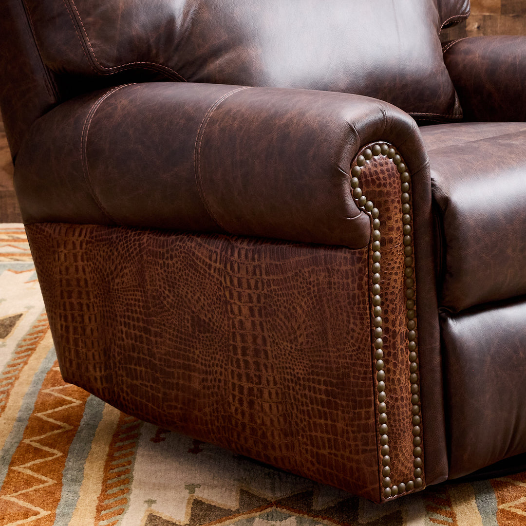 Coley Cayman Western Leather Recliner
