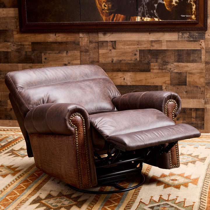 Coley Cayman Western Leather Recliner