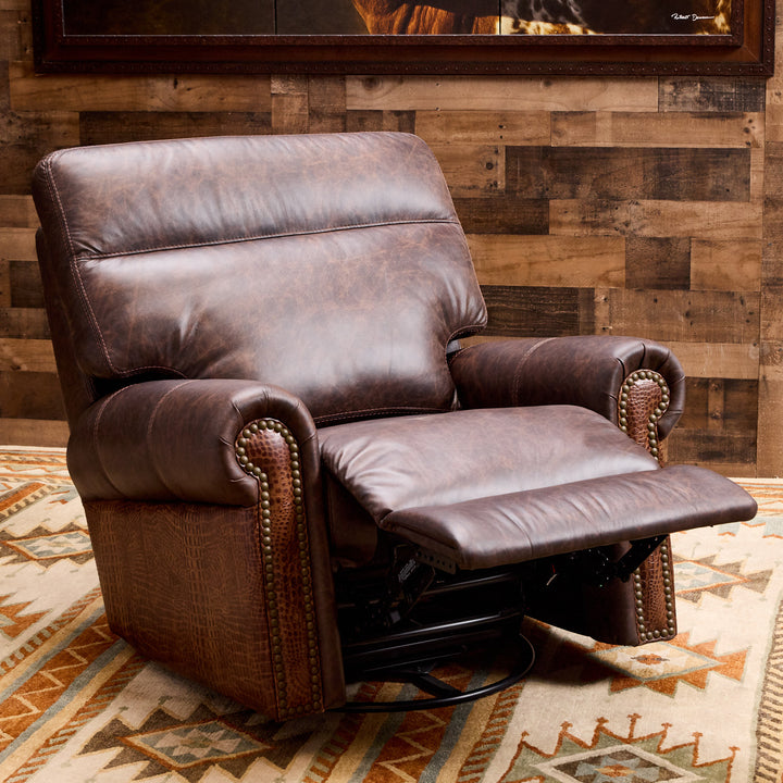 Coley Cayman Western Leather Recliner