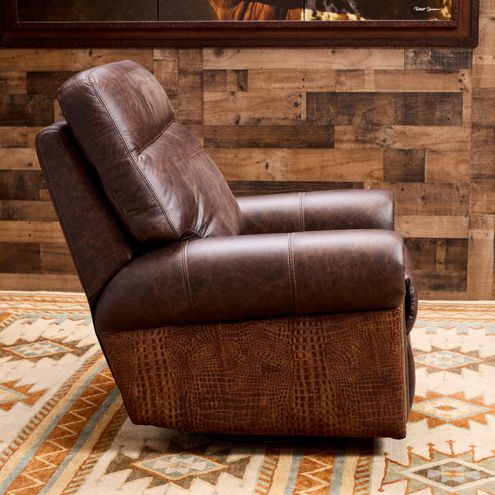 Coley Cayman Western Leather Recliner
