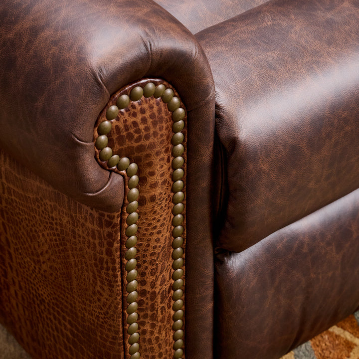 Coley Cayman Western Leather Recliner
