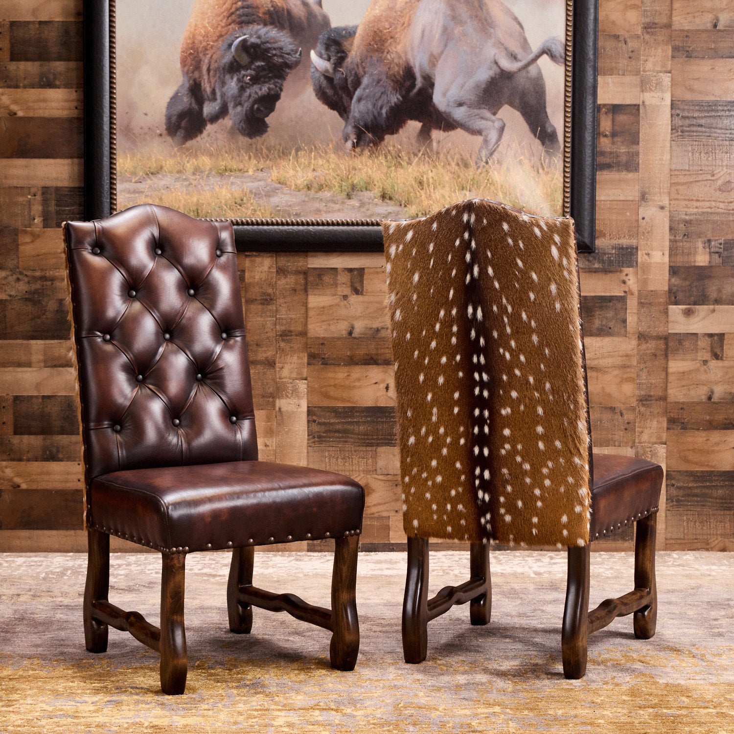 Eastwood Axis Hide Dining Chair – Hat Creek Interiors