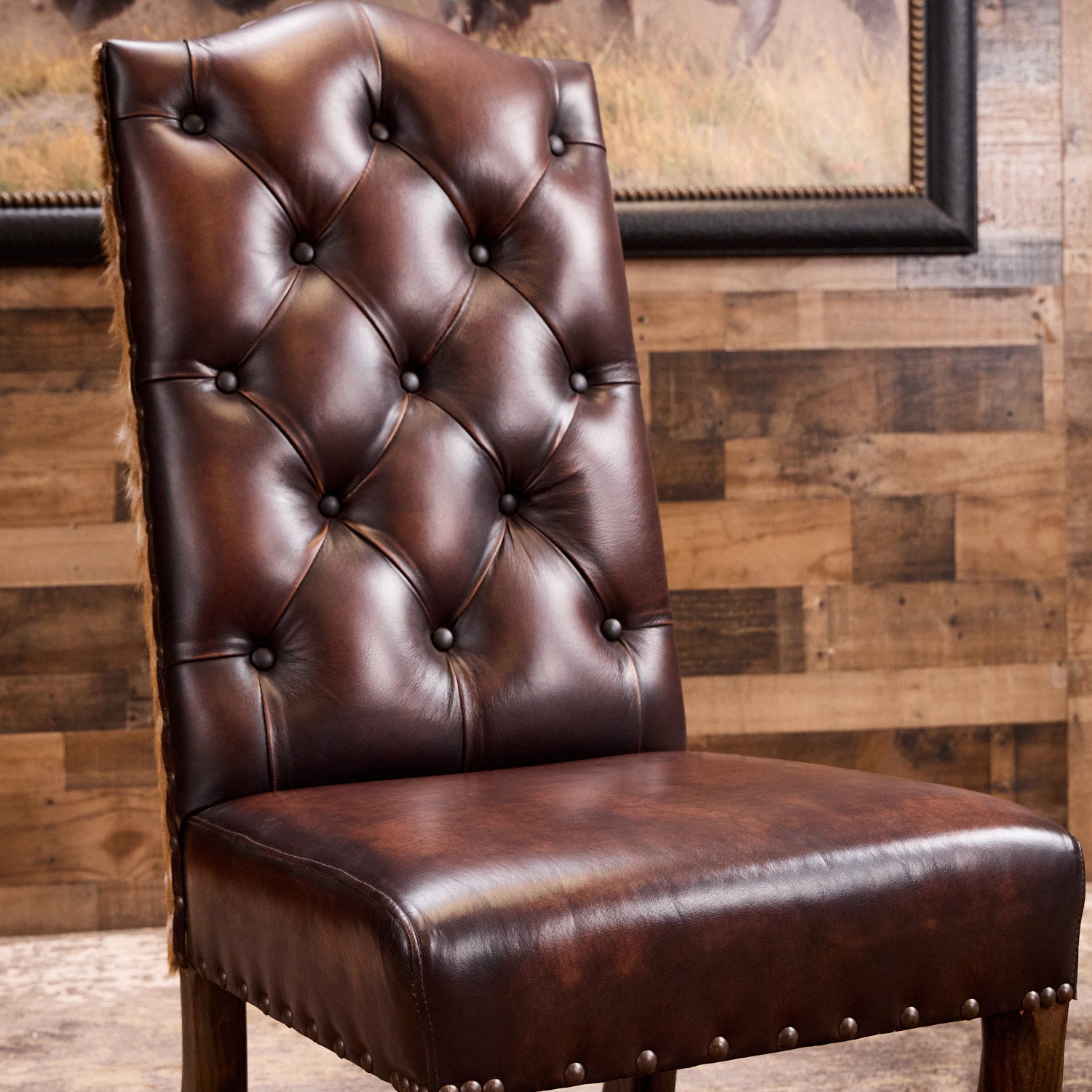 Eastwood Axis Hide Dining Chair – Hat Creek Interiors