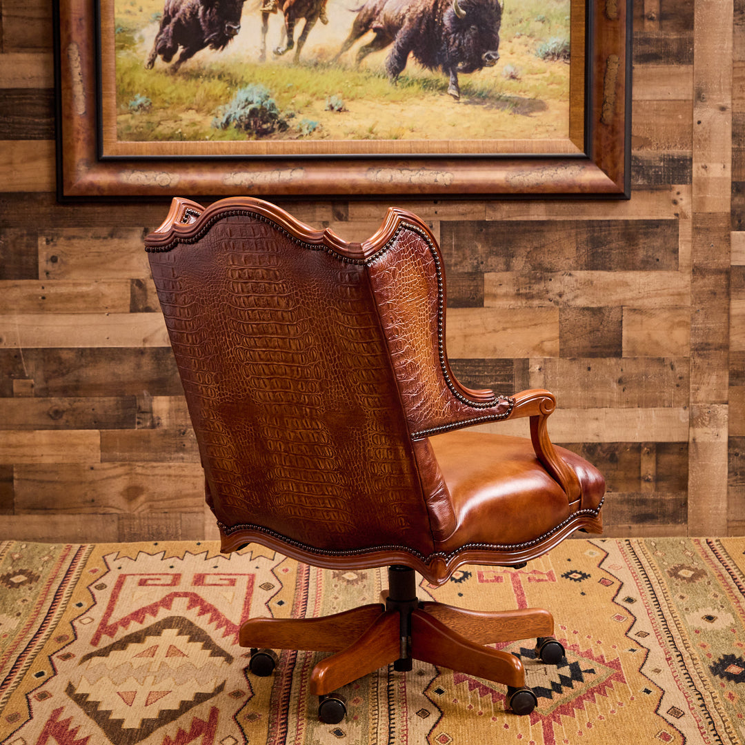 Morgana Western Leather Office Chair
