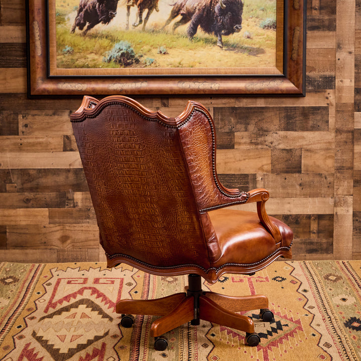Morgana Western Leather Office Chair