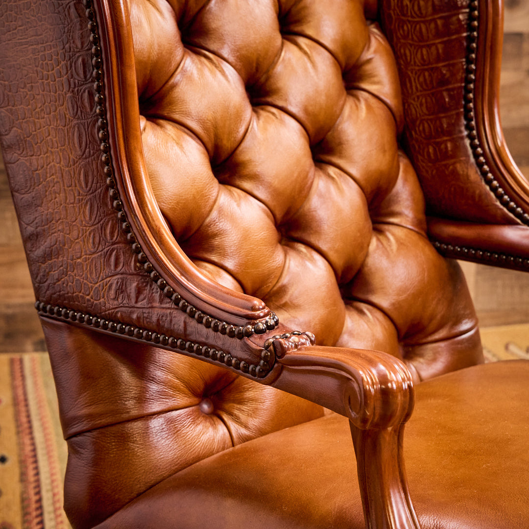 Morgana Western Leather Office Chair