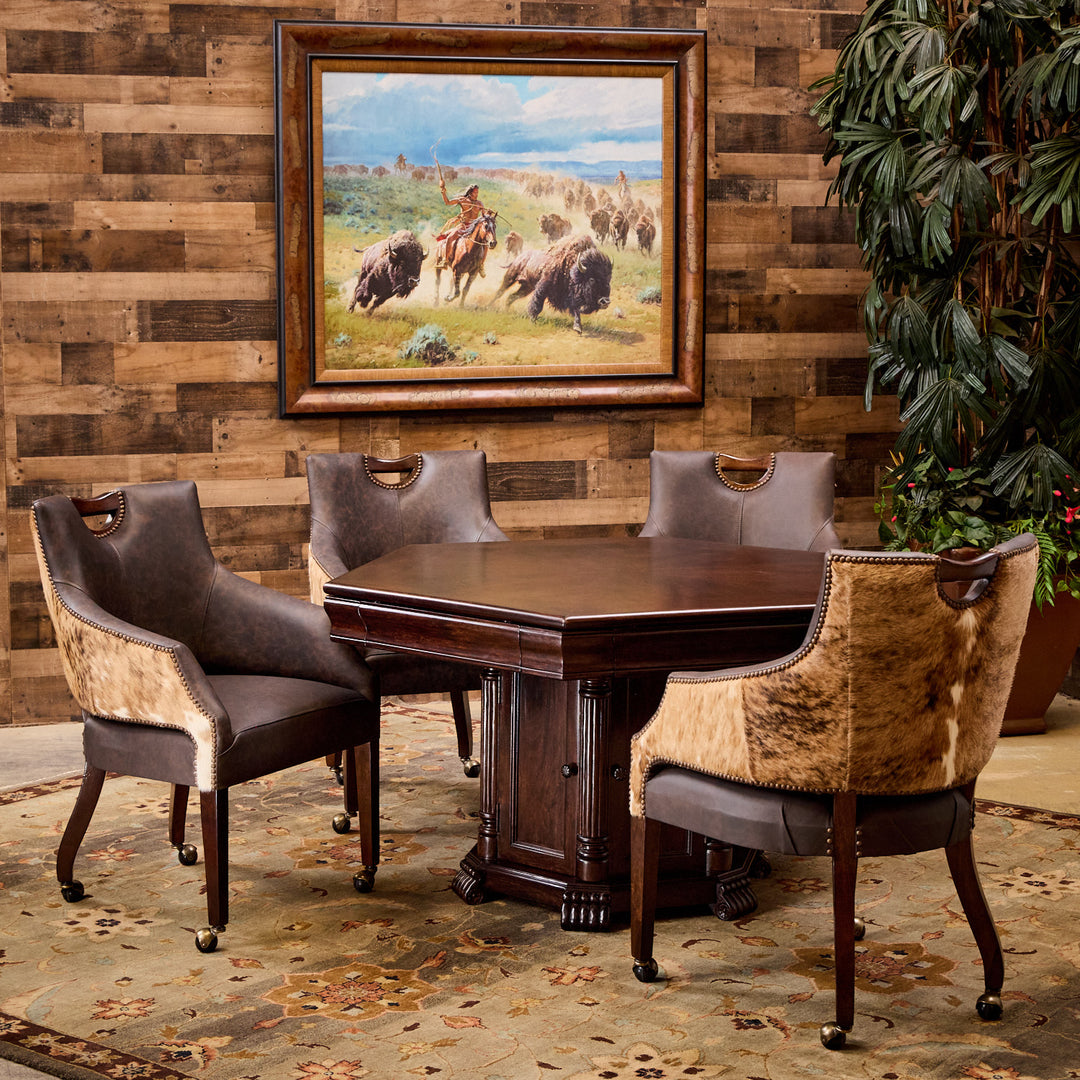 Rio Rancho Western Cowhide Game Chair